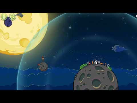 Angry Birds Space: Pig Bang 1-4 | Прохождение на три звезды