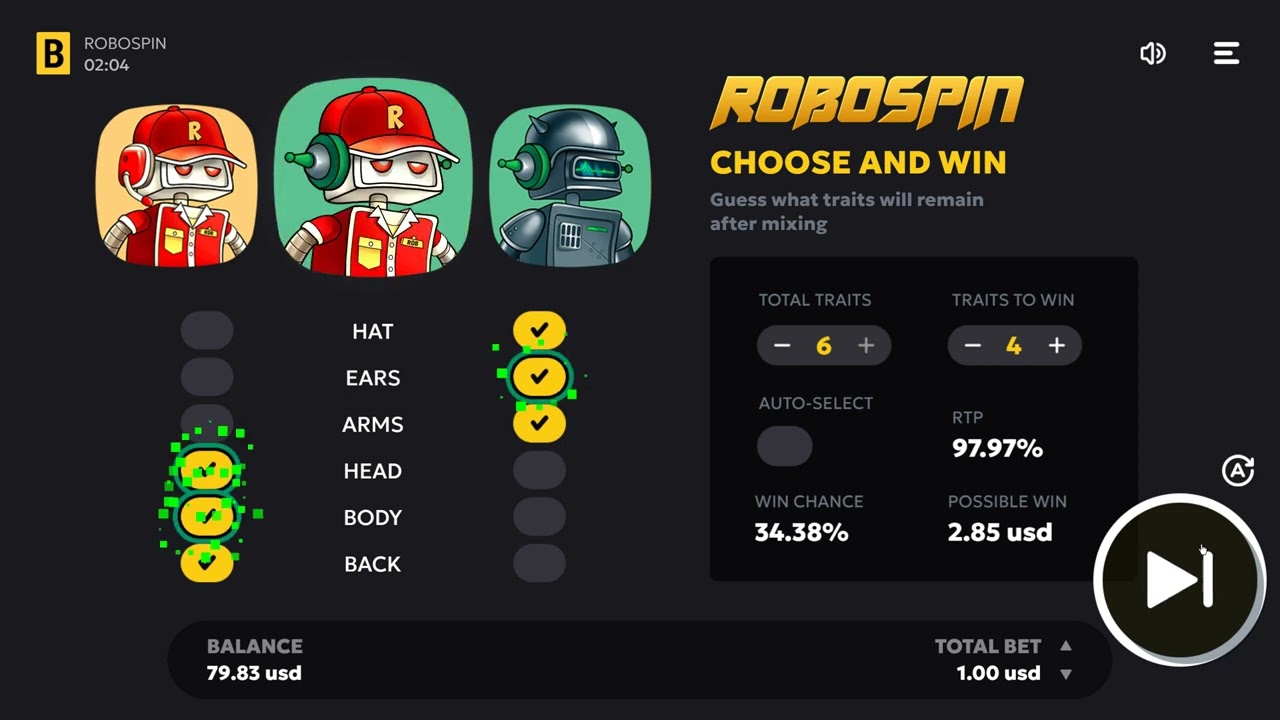 dung dịch betadine ROBOSPIN Slot by BGaming | High‑Risk, High‑Control! (98% RTP, x63 Max Win)
