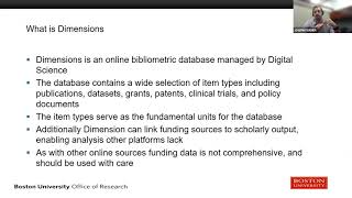 Learn to Use the Dimensions Database