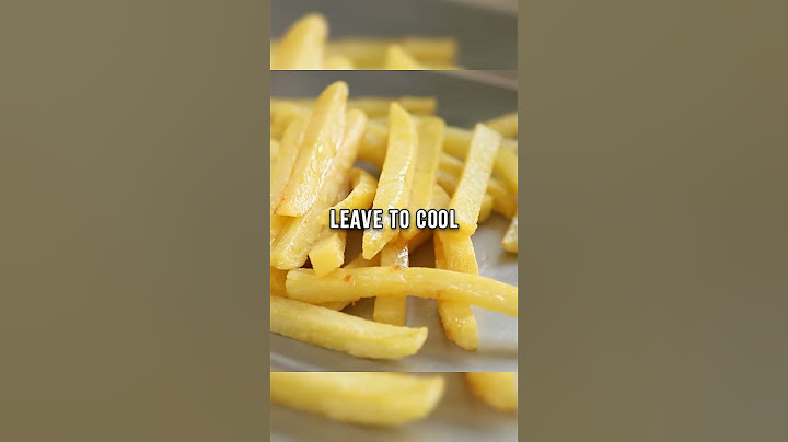 How to Cook Perfect French Fries like in a restaurant!