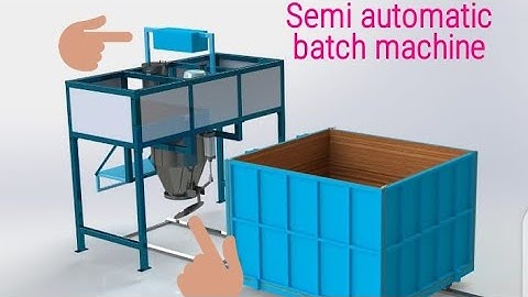 Semi Automatic Batch Machinery Details.