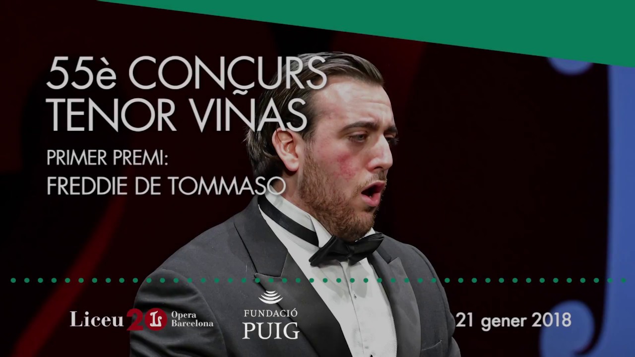 Concert Final 55 Concurs Tenor Viñas (2017/18) - Freddie de Tommaso