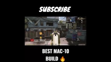 FAST ADS + NO RECOIL MAC-10 BUILD! IN COD MOBILE #230 #shorts