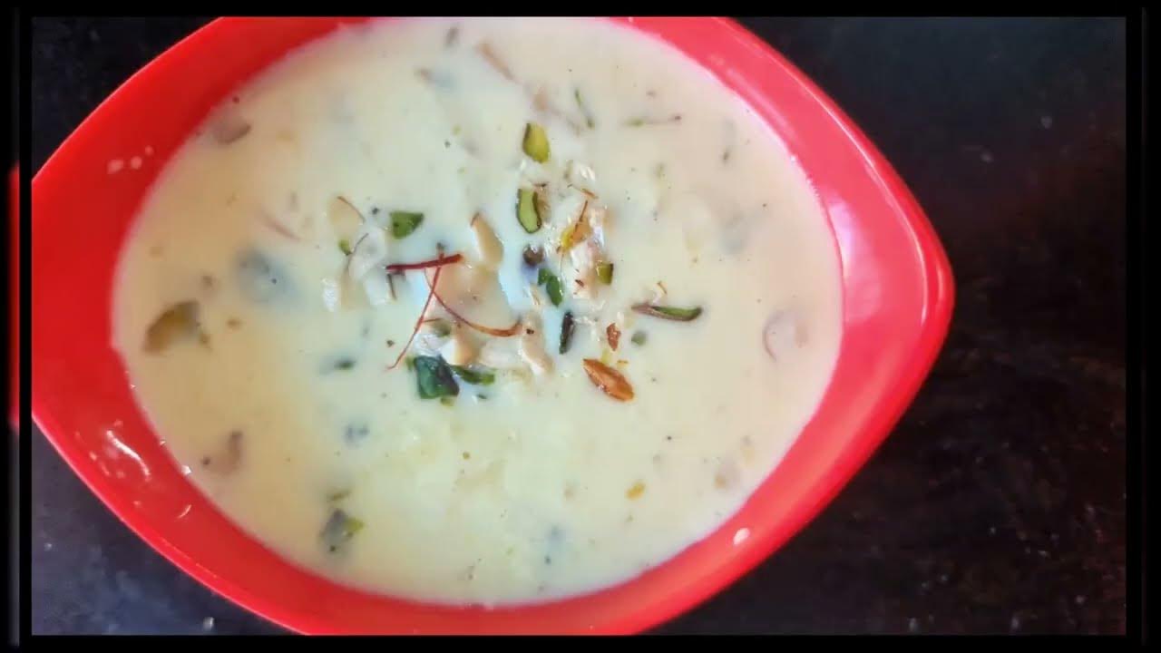 Dry Fruits Rabri Holi special ड्राई फ्रूट रबड़ी How To Make Quick