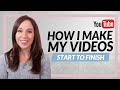 YouTube Video Process | HOW I MAKE MY VIDEOS #bts