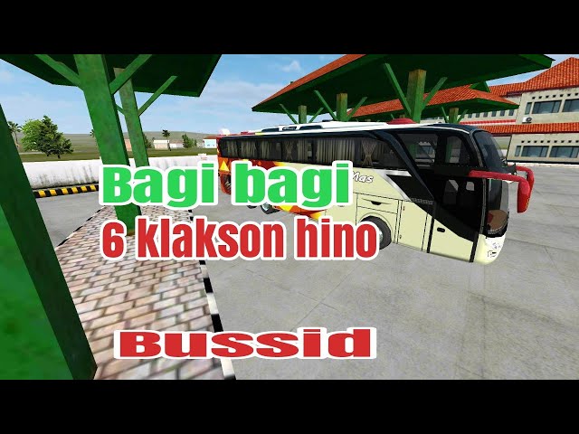 BUSSID || BAGI BAGI KLAKSON HINO || Bus Simulator Id #bagibagiklaksonbussid class=