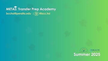 SU25 METAS - CSU Application Overview