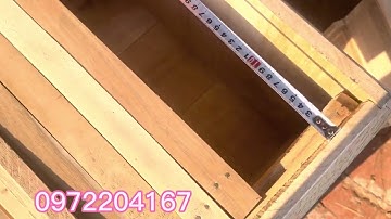 Kích thước thùng nuôi ong nội. Lh mua hàng 0972204167