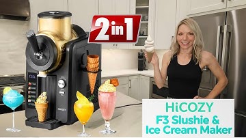 A Slushie & Ice Cream Machine in One?  Testing the HiCozy F3 Slushie & Ice Cream Maker!