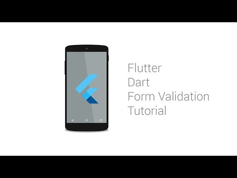 Flutter Dart Form Validation Tutorial
