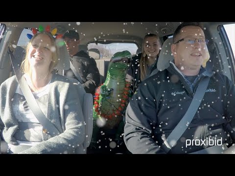 Happy Carpool Karaoke Holidays from Proxibid