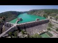 Sobrevolando Embalse de Santolea