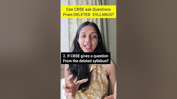 Can CBSE give question from DELETED SYLLABUS ? 😲 😲 😲 #cbseboardexam2023