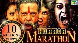 Horror Movies Marathon | South Hindi Dubbed Movies 2020 | Pottu Ek Tantra Maya Mall Bhoot Ka Khel