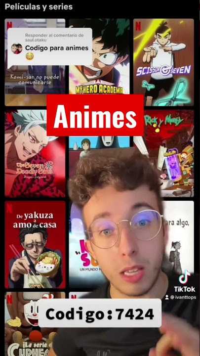 código netflix anime