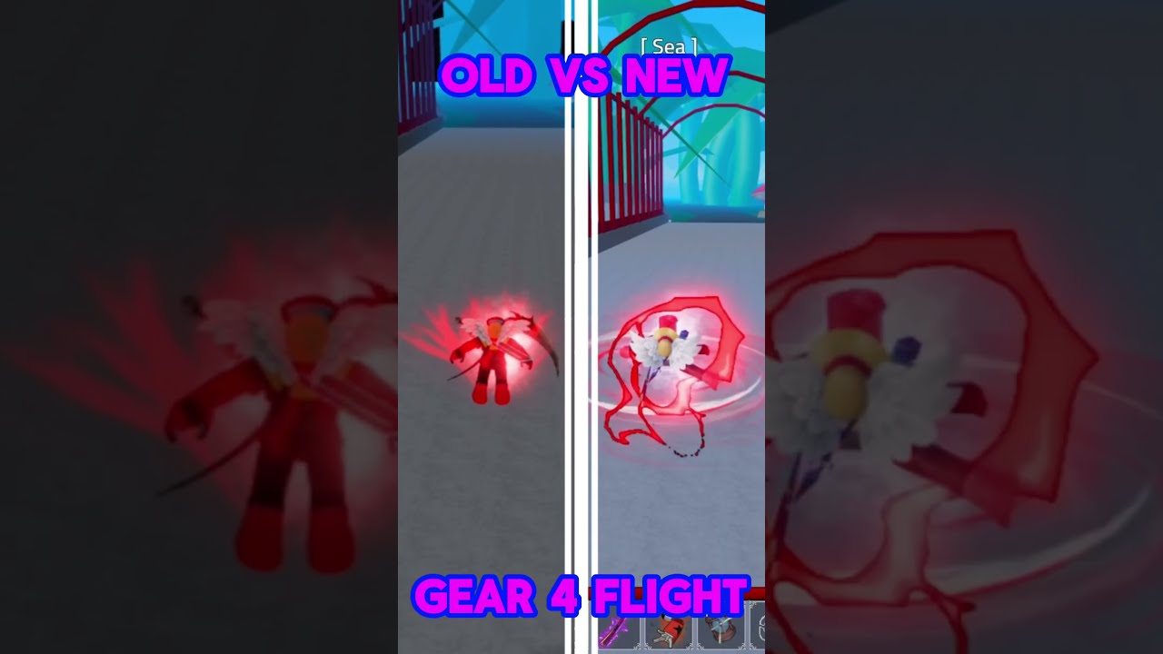Old Vs New Gear 4 Flight King Legacy Roblox
