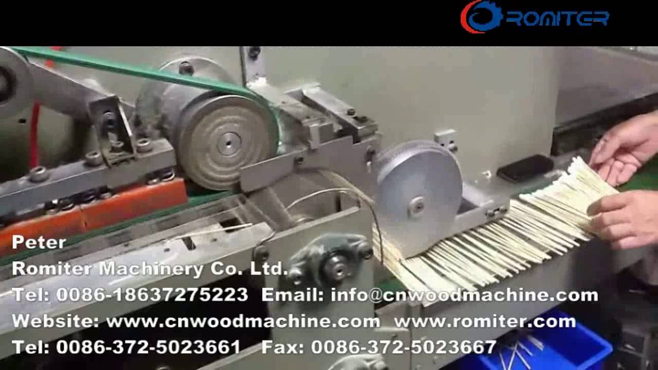 Full Automatic Cotton Swab Making MachineRomiter Machinery YouTube