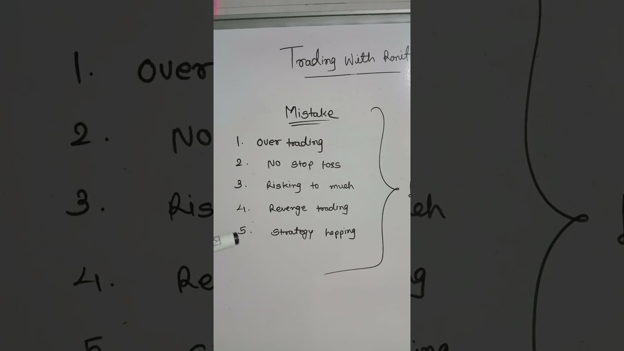 Beginner traders who make mistakes in trading