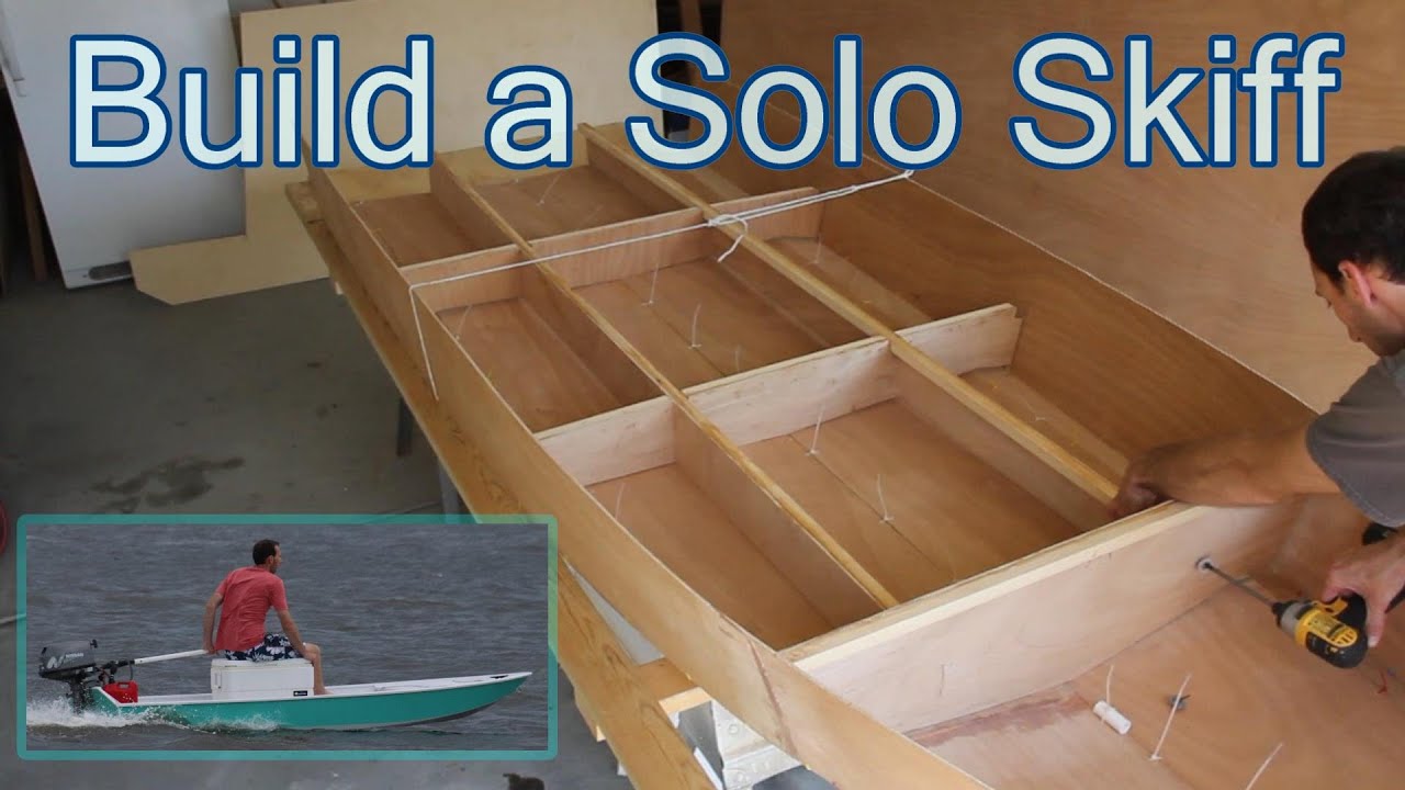 Simple BOAT BUILD for beginners! How to Build a Solo Skiff 