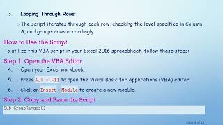 Automate Row Nesting in Excel: A Step-by-Step Guide to Grouping Data Using VBA