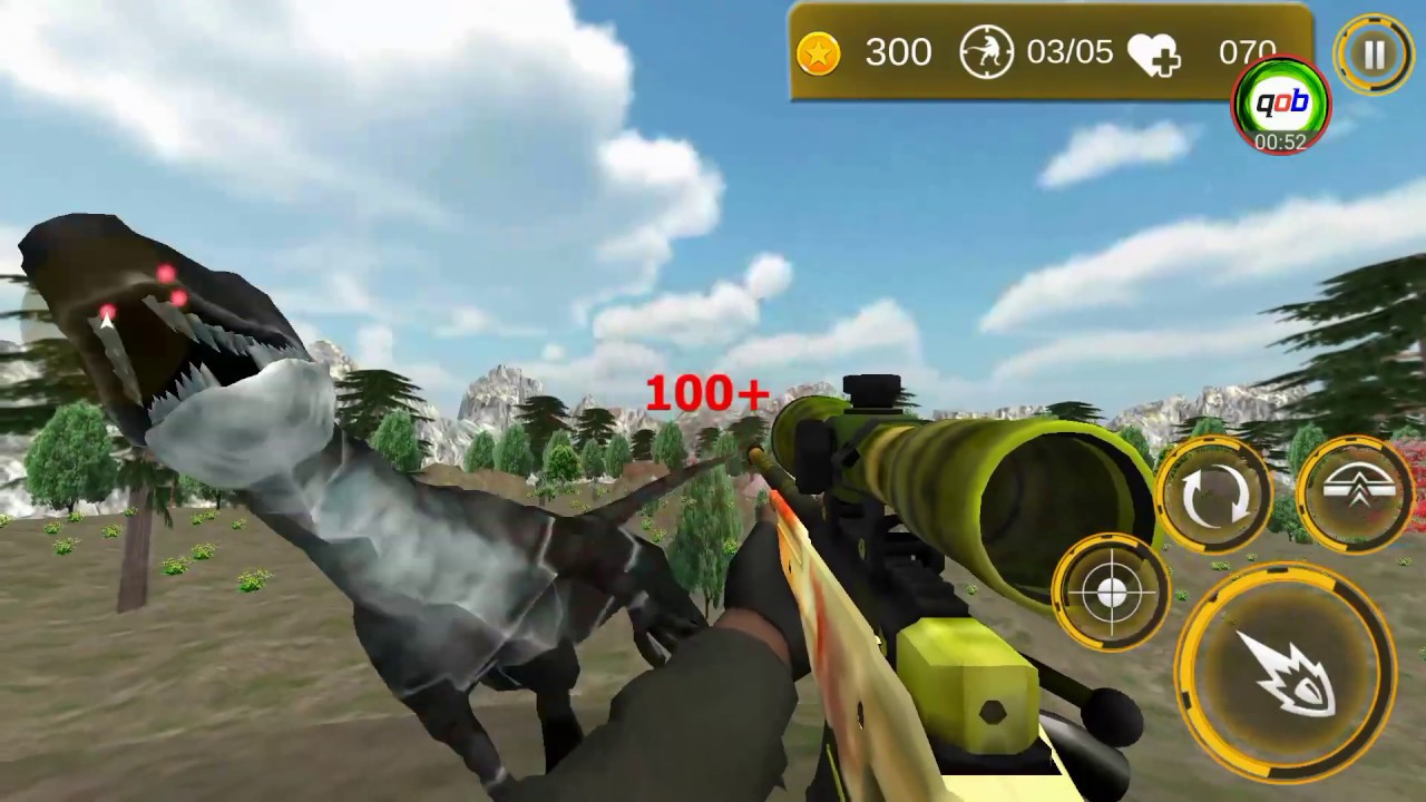 Super Deadly Dino Jungle Hunter action war game-ENV2 Mssions (Level 1~10)