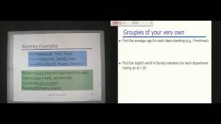 Introduction to relational database systems, lecture 9-1 (SQL aggregation)