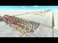 12 Stages Challange: All Faction vs Ranged units - Animal Revolt Battle Simulator