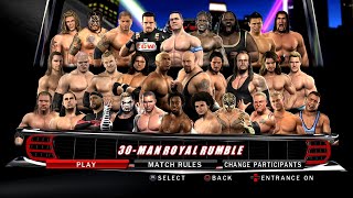 WWE SmackDown VS Raw 2010 PS3 - 30-Man Royal Rumble #2 [2K][mClassic]