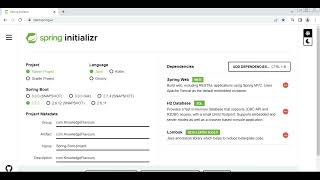 Create SpringBoot project using SpringInitializr | Import project to intellijIDEA