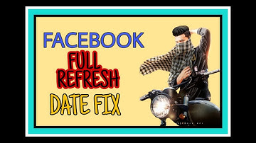 Facebook full Refresh date fix #shailendra_kumar_singh // how to join SR family
