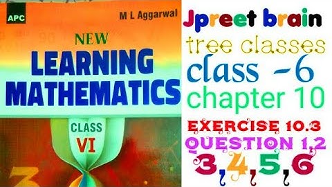 class 6 ml aggarwal  #math chapter 10 data exercise 10.3 Question 1 question 2 questio 3 q 4 q 5 q 6