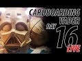 DIY Cardboarding Star Wars Vaders Helmet Day 16