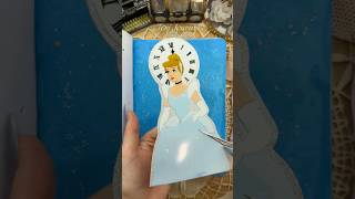 ASMR journal Cinderella aesthetic 🎃✨🕰️👸🏼🩵🏰🪄🫧|#asmr #journal #cinderella #disney #art #diy screenshot 2