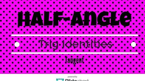 How to verify half-angle identities for tangent