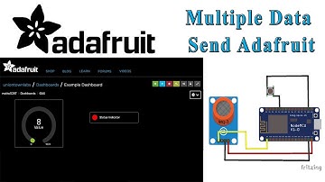 Adafruit IO Send Multiple Data On Gas Sensor and Button using Esp8266 (or) Nodemcu | M42 TECH