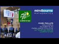MARK PHILLIPS, OWNER OF MINDBOURNE MATHEMATICS, WELCOMES STUDENTS AT LE TOUR DE MATHS IN CAPE TOWN.