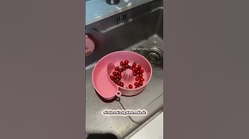 Rổ rửa trái cây hình xoắn ốc - Tự động rửa và xả nước mà không cần dùng tay, tiết kiệm công sức