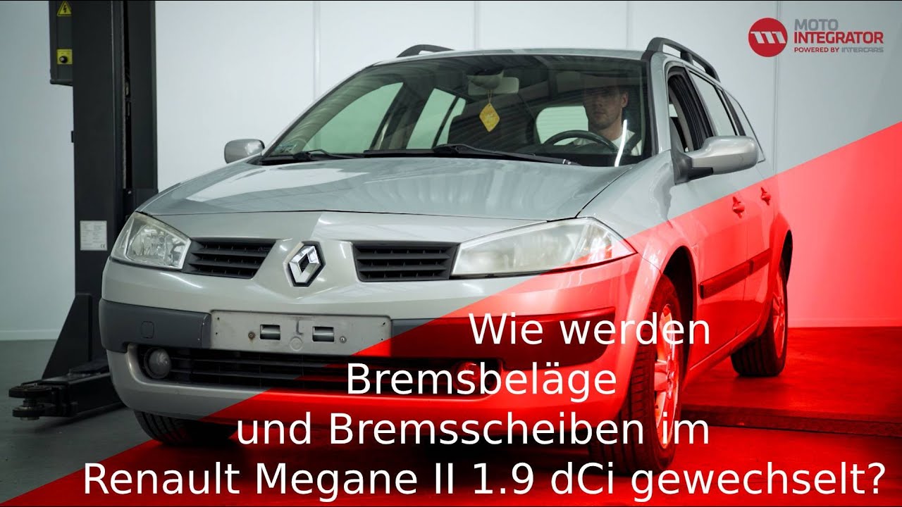 Wie werden Bremsbeläge und Bremsscheiben im Renault Megane II 1.9 dCi  gewechselt? 