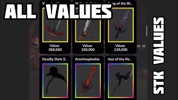 STK Value list Review | Survive the killer [ROBLOX]
