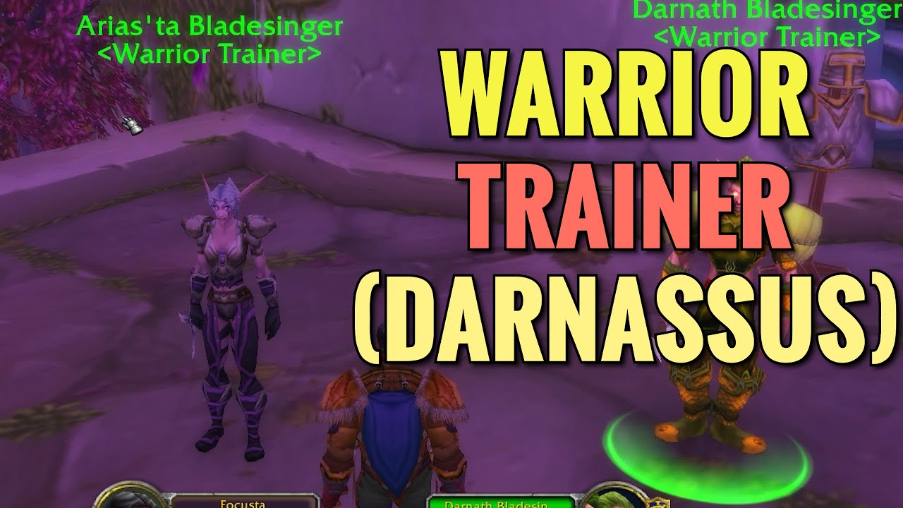 Darnassus Warrior Trainer (WoW Classic)