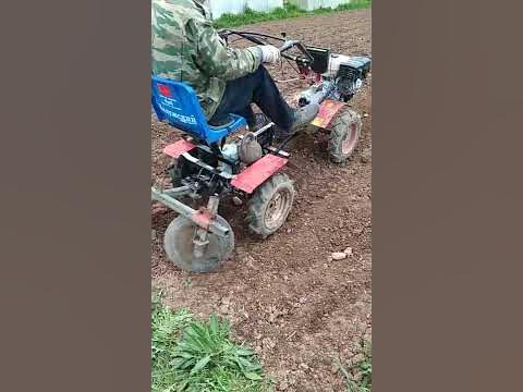 Мотоблок Угра 4X4 с приводным адаптером. Сажаем картошку. Первый опыт ...