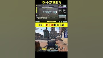 ICR-1- Retro Nuclear in Call Of Duty Mobile Multiplayer Gameplay #CODMShorts #shorts #viral