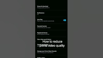How to reduce prime video quality.. #amazonprime