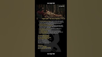 Cô giáo dạy văn Taylor Swift - học về Văn học qua lời bài hát của Taylor #taylorswift #ielts