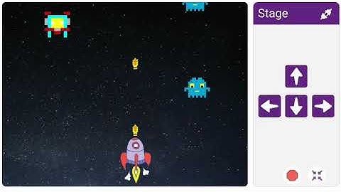 SPACE BATTLE GAME IN PICTOBLOX
