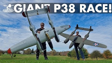 Epic Warbird Air Race! ⚡🤞 Giant DIY P-38 Lightnings.