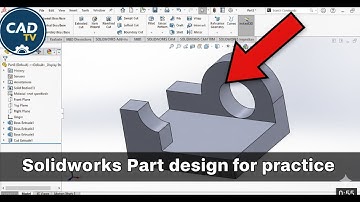 SOLIDWORKS Tutorial: Design a Mechanical Part 07 | Easy Step-by-Step Guide for Beginners
