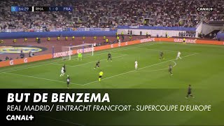 64ème - But de Benzema - REAL MADRID/EINTRACHT FRANCFORT - Supercoupe d'Europe
