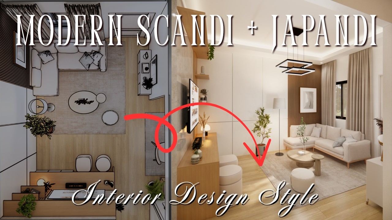 Smart Layout Meets Organic Calm – Modern Scandinavian Japandi Fusion | Home Transformation