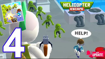 Helicopter Escape 3D Part 4 Level 22 - 26 Gameplay (android, iOS)